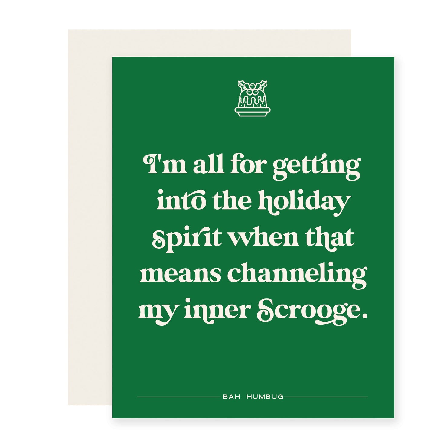 Channeling Scrooge | Funny Holiday Card (Case Pack of 6)