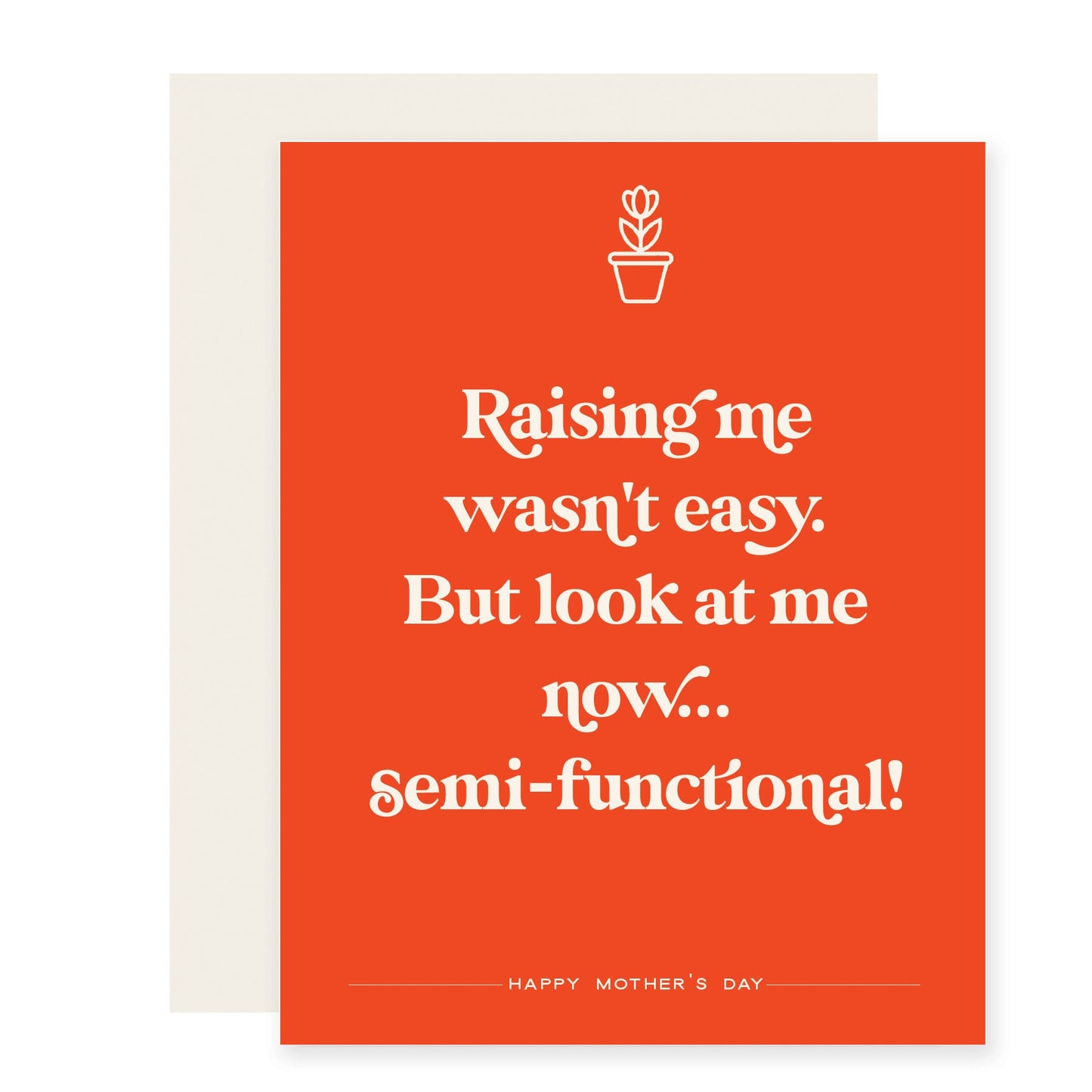 Semi-Functional | Mother's Day Card (Case Pack of 6)