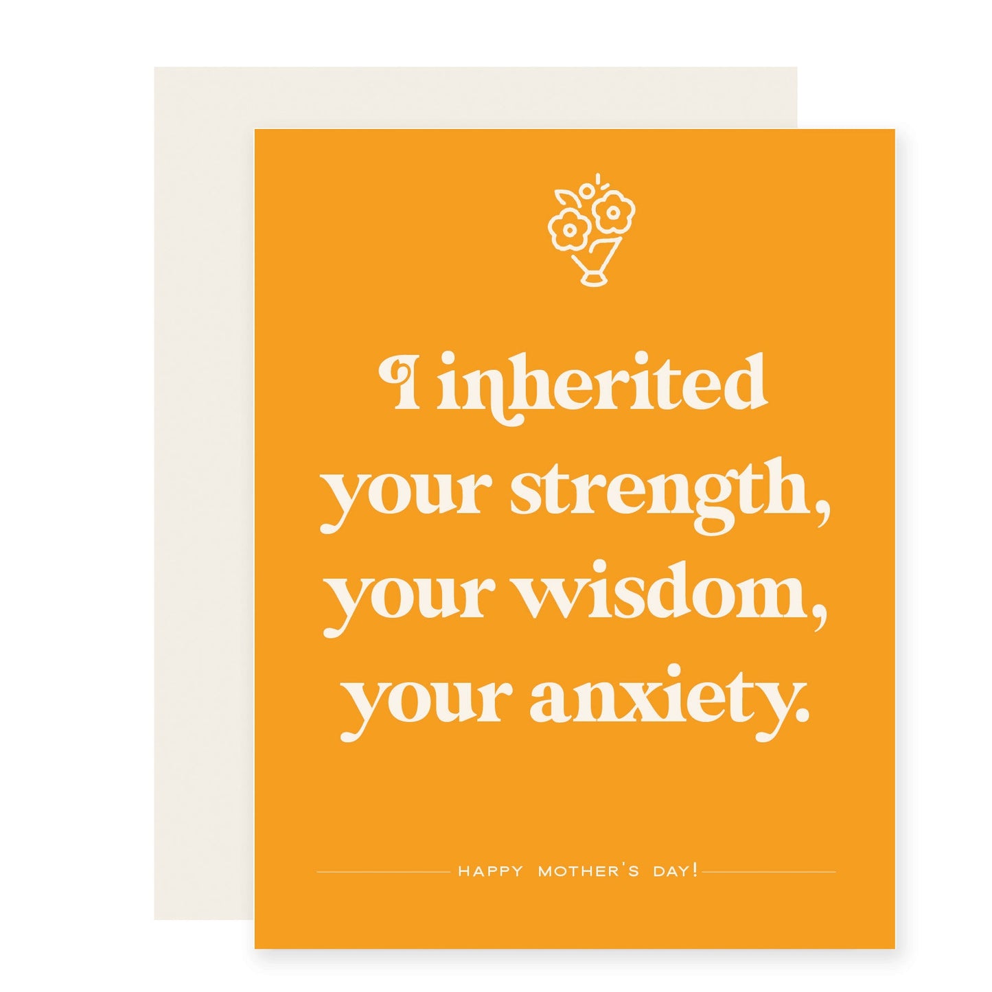 Strength, Wisdom, Anxiety | Mother's Day Card (Case Pack of 6)