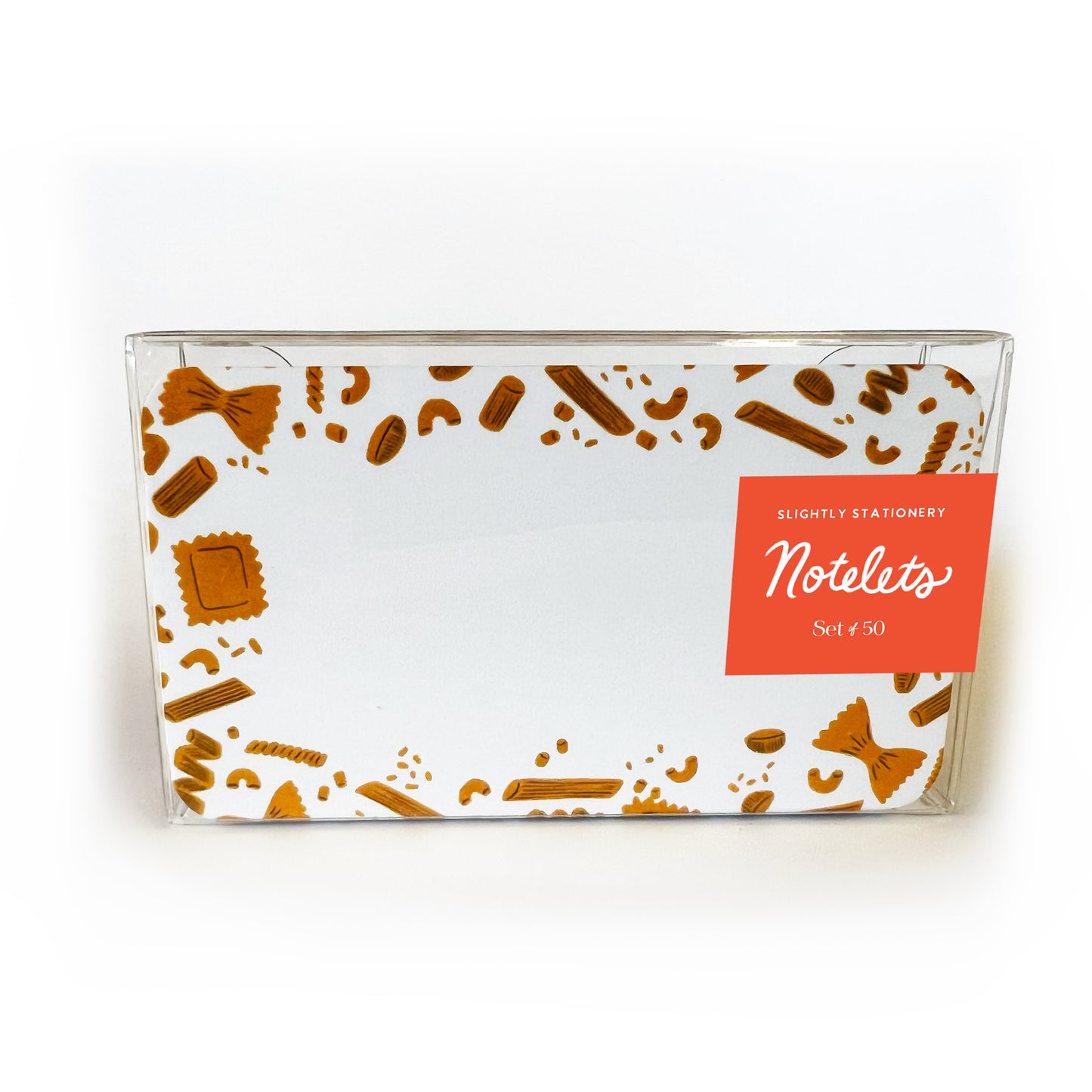 Pasta Notelet | Tiny Notecard Pack of 50 (Case of 4)