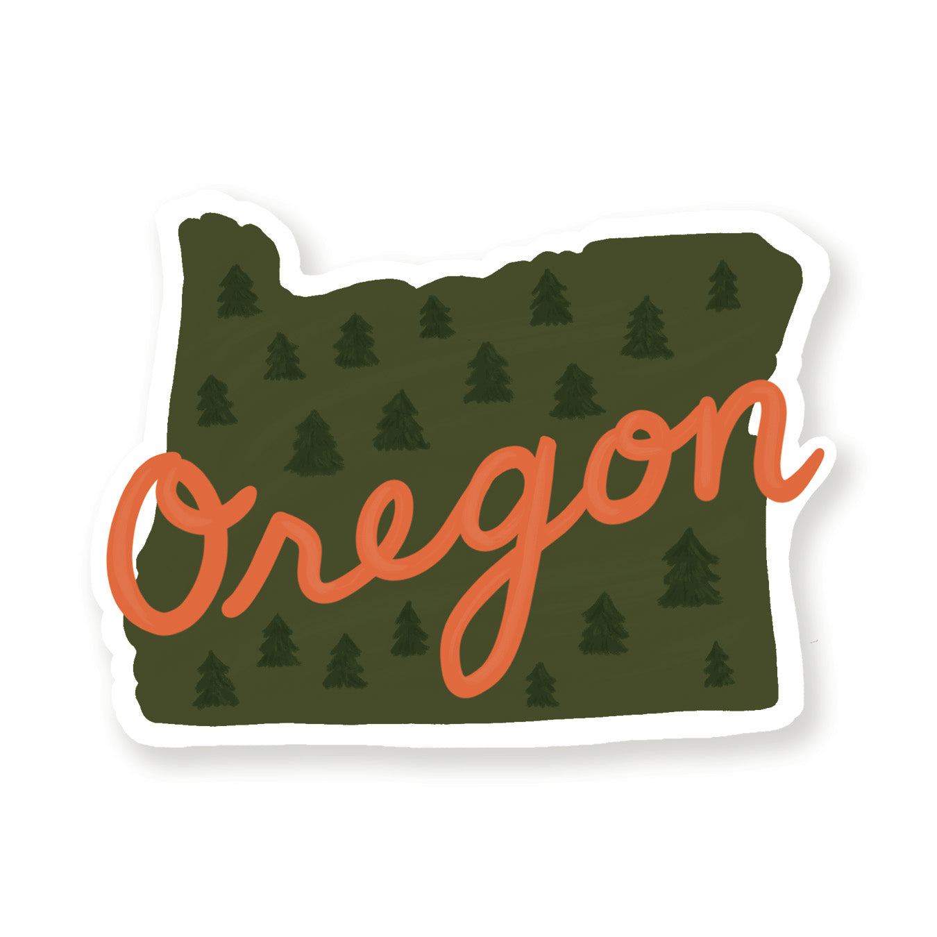 Oregon Sticker (Case Pack of 6)
