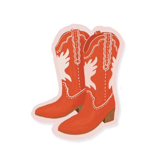 Western Boot Sticker (Case Pack of 6)