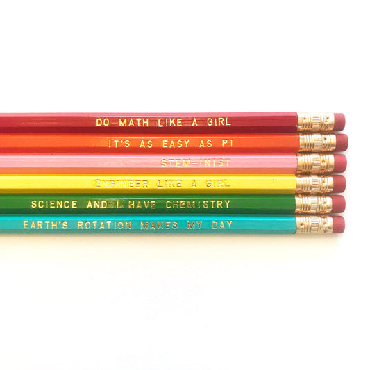 Girls in STEM Pencil Pack (Case Pack of 4)
