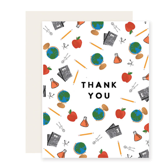 Teacher Thank You Card | Teacher Appreciation Card (Case Pack of 6)