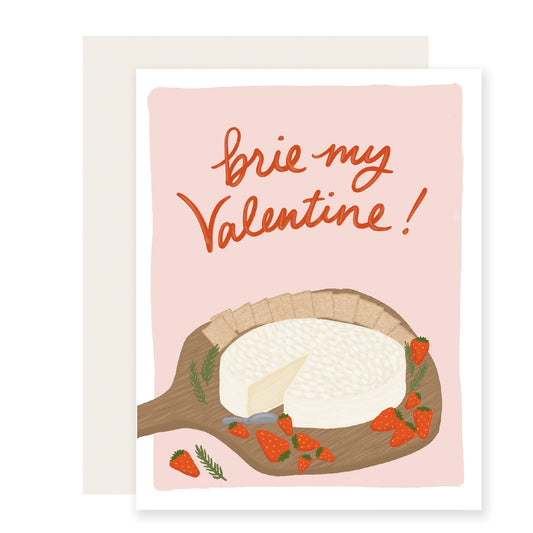 Brie My Valentine | Funny Valentine'S Day Card (Case Pack of 6)