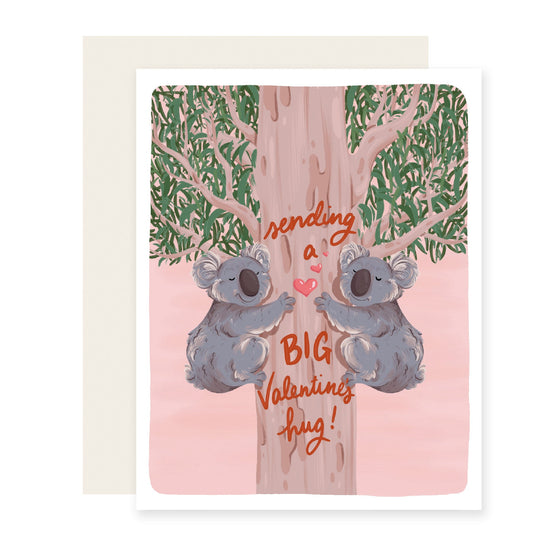 Koala Valentine Hug | Valentine's Day Animal Card (Case Pack of 6)