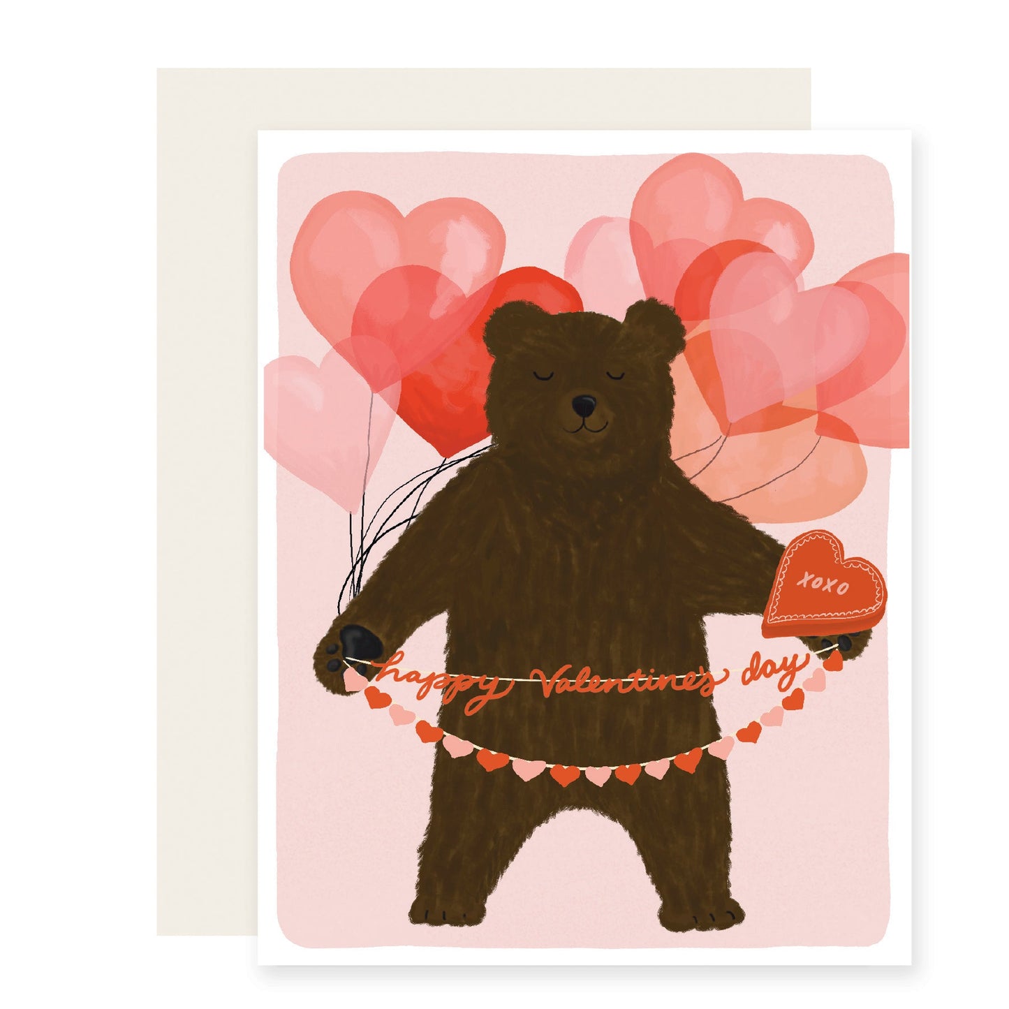 Bear Valentine | Valentine's Day (Case Pack of 6)