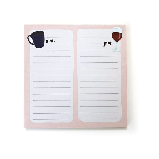 Am / Pm List | To-Do Notepad (Case Pack of 4)