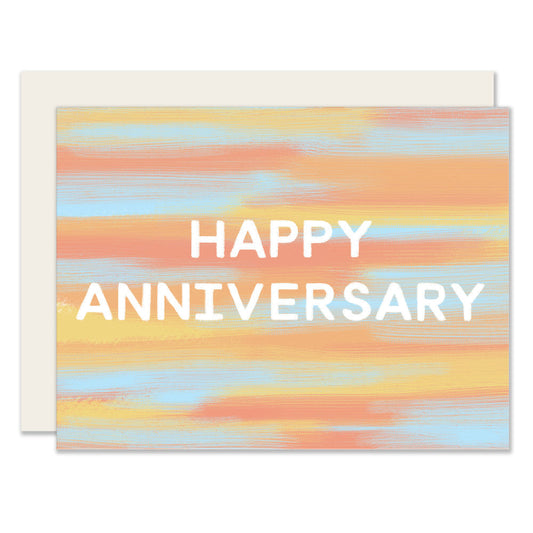 Painterly Anniversary | Wedding Anniversary Card (Case Pack of 6)
