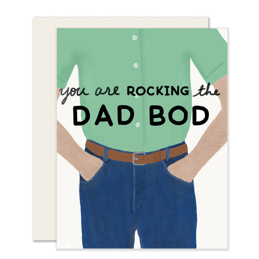 Dad Bod | Funny Father'S Day Card | Dad Bod Card (Case Pack of 6)