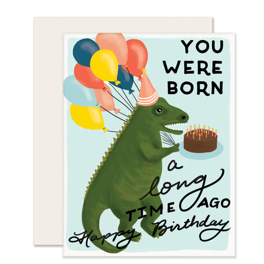 Dino Birthday | Prehistoric Birthday Card (Case Pack of 6)