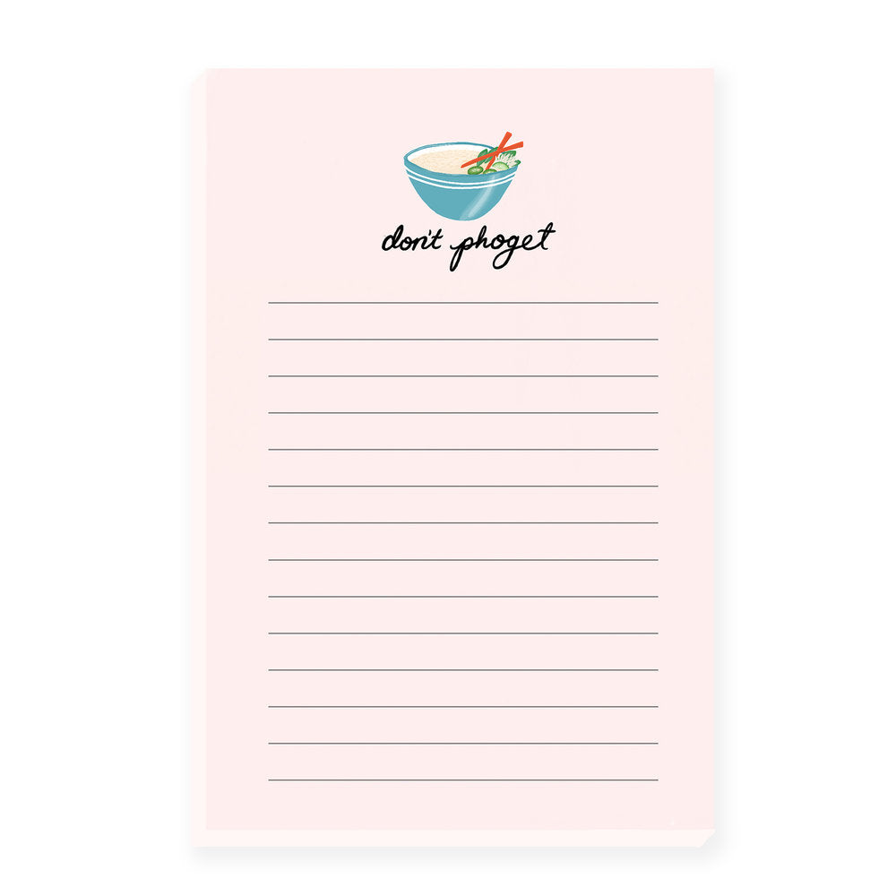 Don't Pho-Get Notepad (Case Pack of 4)