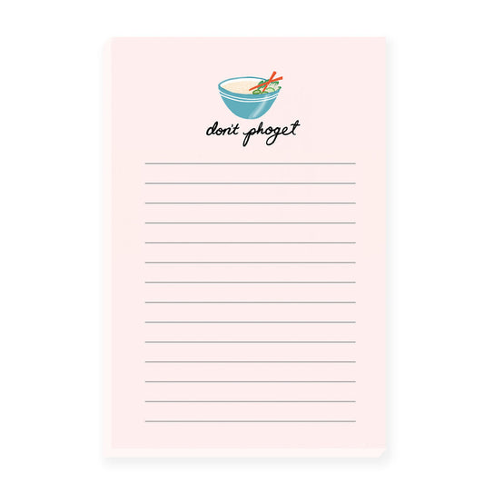 Don't Pho-Get Notepad (Case Pack of 4)