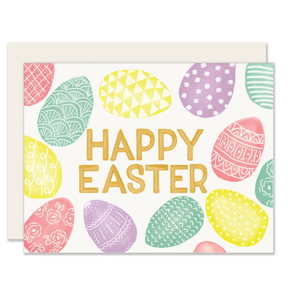 Easter Eggs Card | Happy Easter Card (Case Pack of 6)