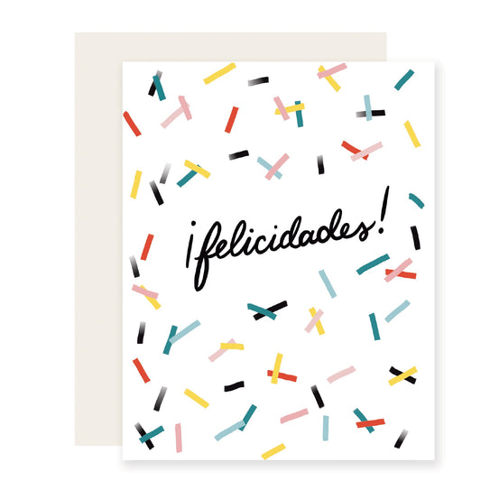Felicidades Confetti - Spanish Card (Case Pack of 6)