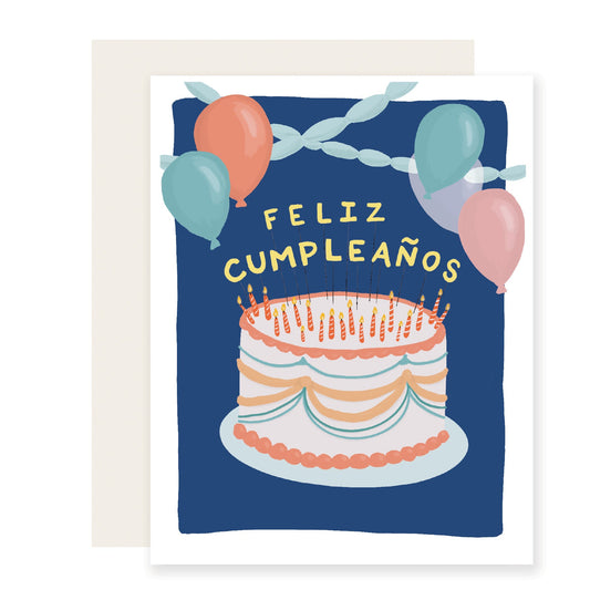 Feliz Cake - Spanish Card (Case Pack of 6)