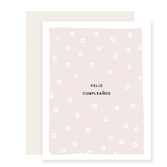 Cumpleaños Daisies - Spanish Card (Case Pack of 6)