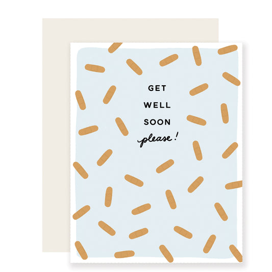 Get Well Please | Get Well Soon Card (Case Pack of 6)