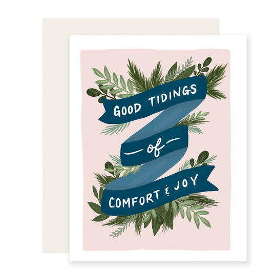Comfort & Joy | Beautiful Holiday Card (Case Pack of 6)