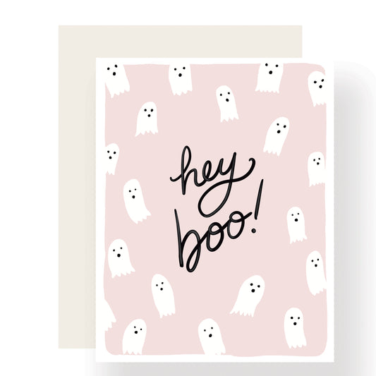 Hey Boo Card | I Love You Card (Case Pack of 6)