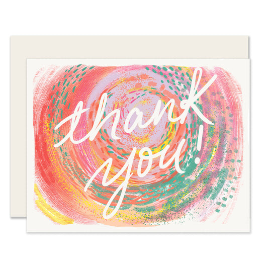 Painterly Thank You (Case Pack of 6)