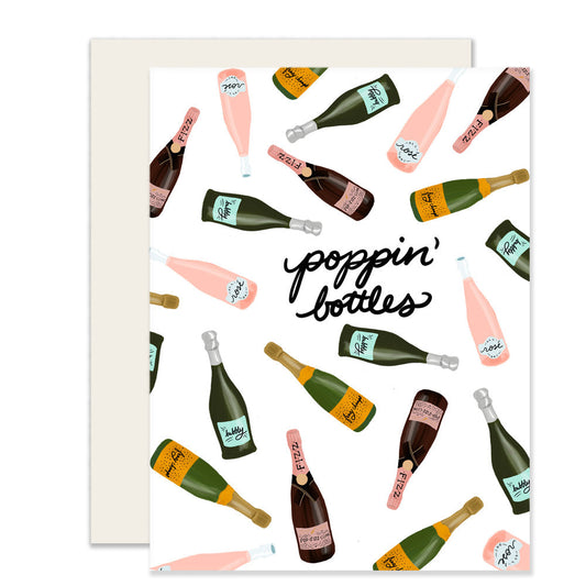Poppin' Champs | Congratulations Card | Poppin' Champagne (Case Pack of 6)