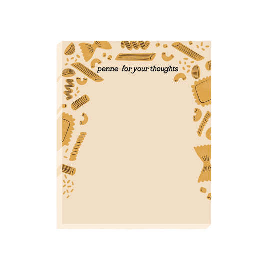 Penne Pasta Notepad (Case Pack of 4)