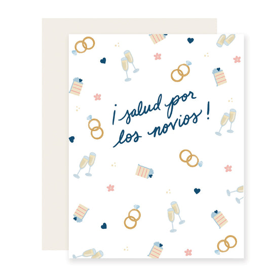 Salud Por Los Novios - Spanish Card (Case Pack of 6)
