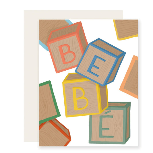 Spanish Bebé Blocks - Spanish Card (Case Pack of 6)