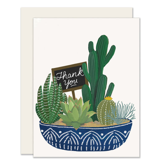 Succulent Thank You (Case Pack of 6)