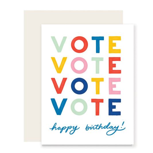 Vote! Happy Birthday (Case Pack of 6)