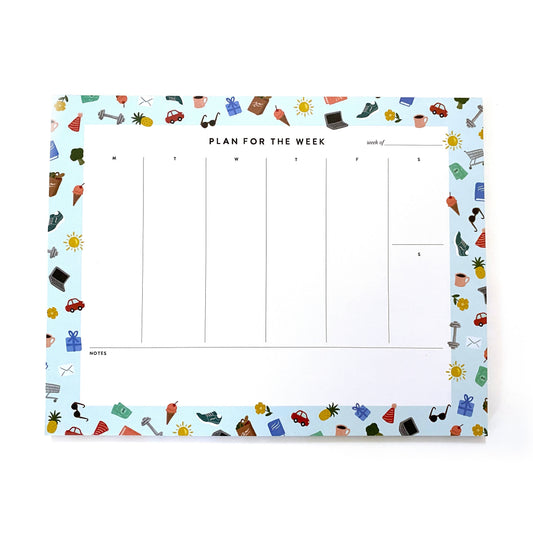 Plan For The Week Desk Pad