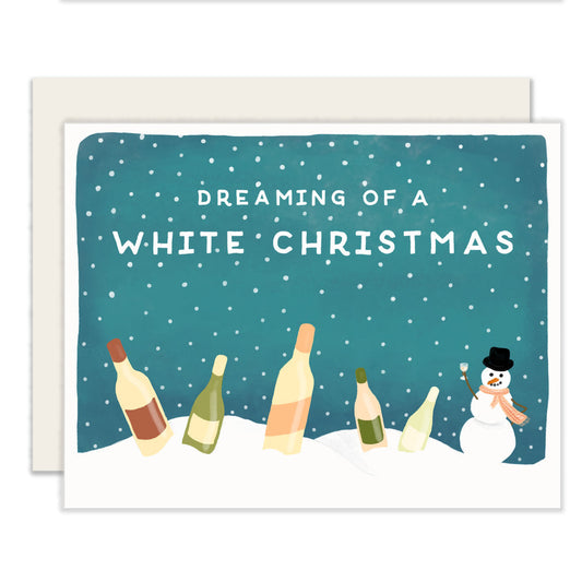 White Christmas Card | Snowy Christmas Card (Case Pack of 6)